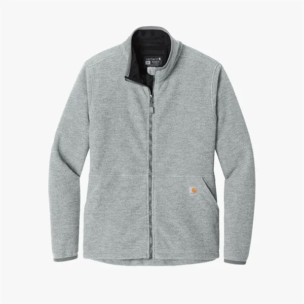 Carhartt® Women's Textured Full-Zip Fleece Jacket - Carhartt® Women's Textured Full-Zip Fleece Jacket - Image 1 of 8