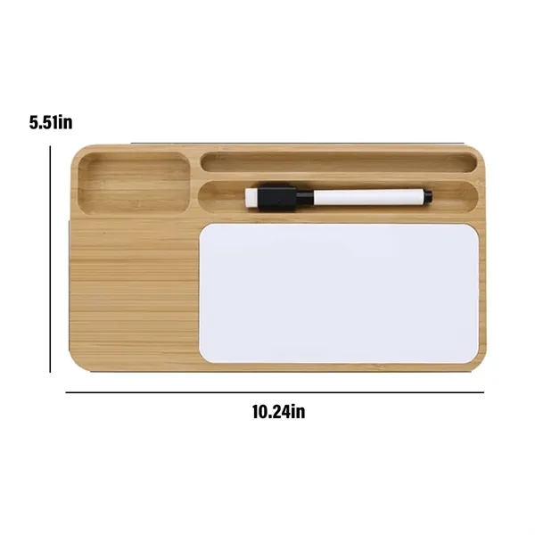 15W Bamboo Wooden Wireless Charger Storage W/ Writing Board - 15W Bamboo Wooden Wireless Charger Storage W/ Writing Board - Image 1 of 4