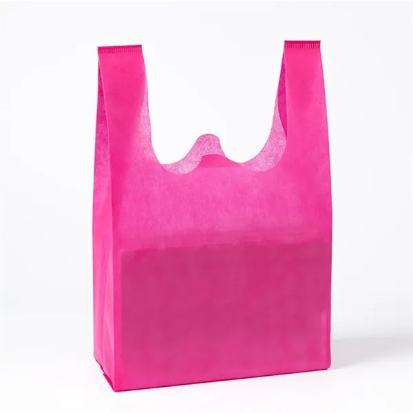 Reusable Non-Woven T-Shirt Shopping Bags (Multiple Sizes) - Reusable Non-Woven T-Shirt Shopping Bags (Multiple Sizes) - Image 6 of 12