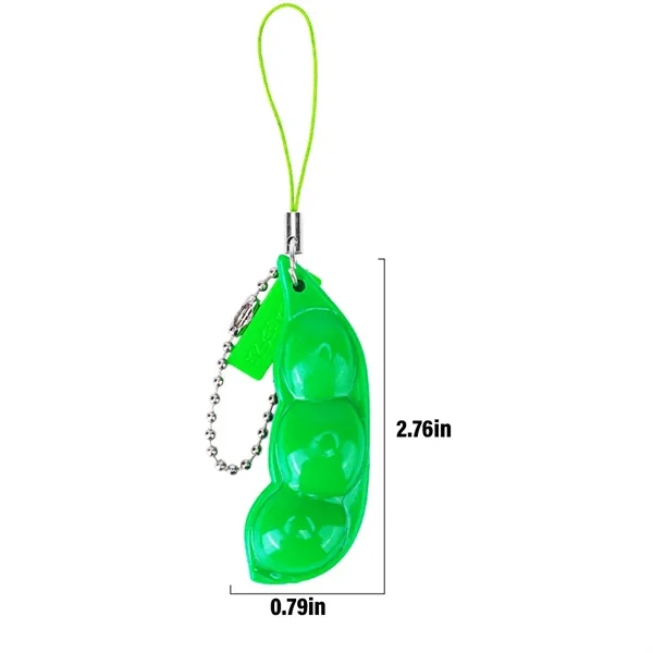 Stress Relieving Keychain Keyring Pendants Bean Soybean Toys - Stress Relieving Keychain Keyring Pendants Bean Soybean Toys - Image 1 of 4