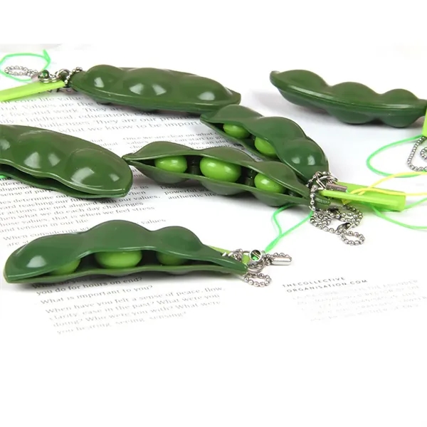 Stress Relieving Keychain Keyring Pendants Bean Soybean Toys - Stress Relieving Keychain Keyring Pendants Bean Soybean Toys - Image 3 of 4