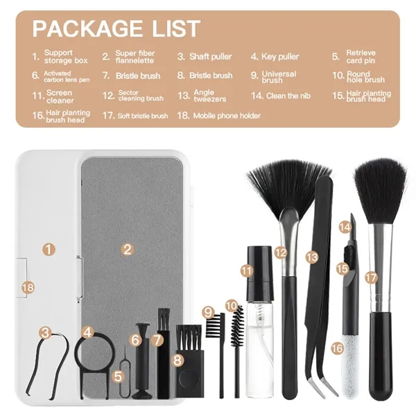 20 in 1 Airpods Keyboard Multi-Function Cleaner Kit Tools - 20 in 1 Airpods Keyboard Multi-Function Cleaner Kit Tools - Image 4 of 9