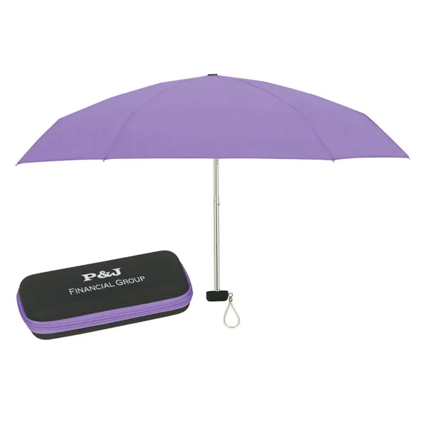 37" Arc Telescopic Folding Travel Umbrella With Eva Case - 37" Arc Telescopic Folding Travel Umbrella With Eva Case - Image 7 of 12