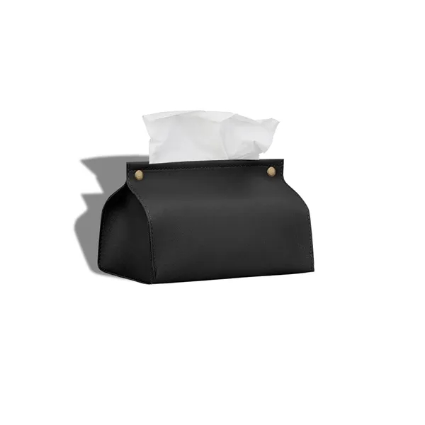 PU Paper Bag Facial Tissue Box Cover Holder - PU Paper Bag Facial Tissue Box Cover Holder - Image 2 of 6