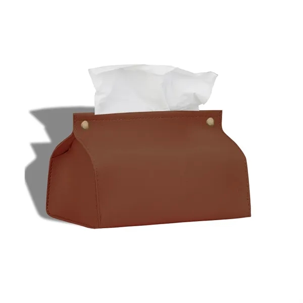 PU Paper Bag Facial Tissue Box Cover Holder - PU Paper Bag Facial Tissue Box Cover Holder - Image 5 of 6