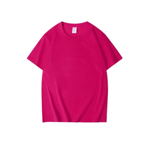 Round Neck Unisex 6.5 oz. Cotton T-Shirt - Round Neck Unisex 6.5 oz. Cotton T-Shirt - Image 5 of 9