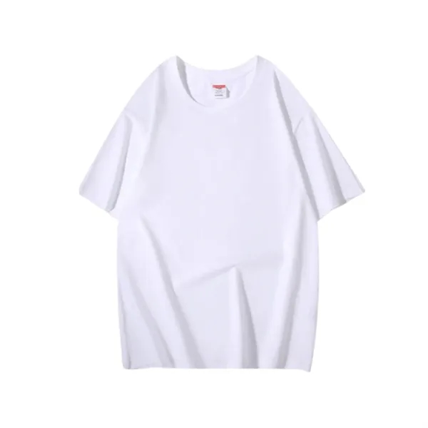 Round Neck Unisex 6.5 oz. Cotton T-Shirt - Round Neck Unisex 6.5 oz. Cotton T-Shirt - Image 9 of 9