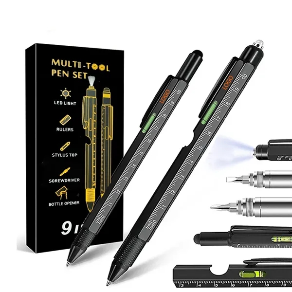 9 in 1 Multi-Tool EDC Pens - 9 in 1 Multi-Tool EDC Pens - Image 0 of 3