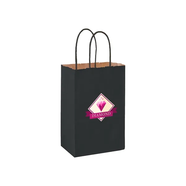 Matte Color Paper Shopper Bag - Flexo Ink - Matte Color Paper Shopper Bag - Flexo Ink - Image 7 of 19