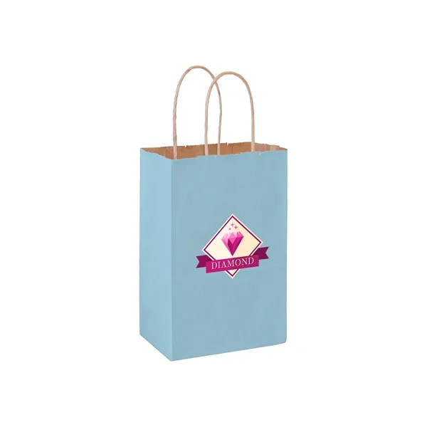 Matte Color Paper Shopper Bag - Flexo Ink - Matte Color Paper Shopper Bag - Flexo Ink - Image 8 of 19