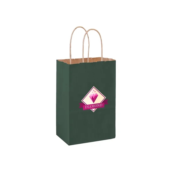 Matte Color Paper Shopper Bag - Flexo Ink - Matte Color Paper Shopper Bag - Flexo Ink - Image 10 of 19