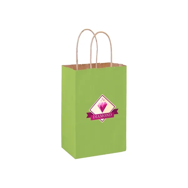 Matte Color Paper Shopper Bag - Flexo Ink - Matte Color Paper Shopper Bag - Flexo Ink - Image 11 of 19