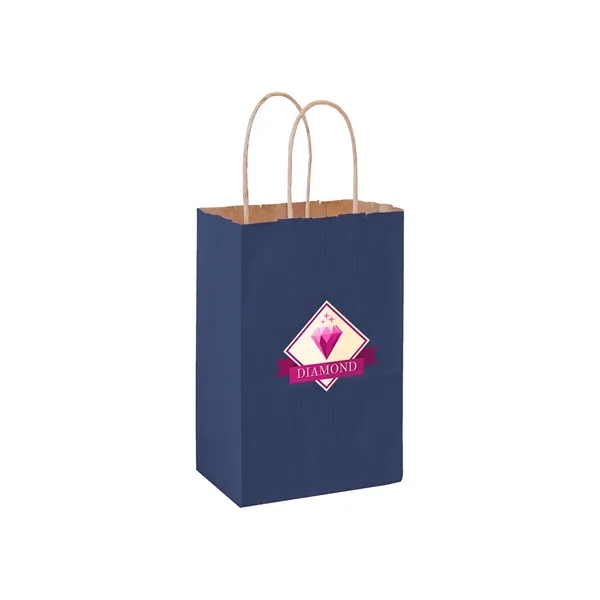 Matte Color Paper Shopper Bag - Flexo Ink - Matte Color Paper Shopper Bag - Flexo Ink - Image 12 of 19