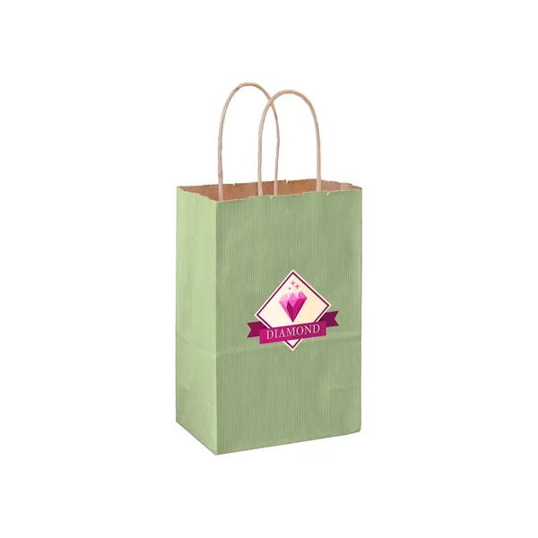 Matte Color Paper Shopper Bag - Flexo Ink - Matte Color Paper Shopper Bag - Flexo Ink - Image 18 of 19