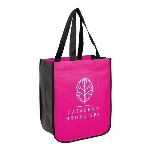 Matte Laminated Designer Tote Bags Curved Corners - Screen - Matte Laminated Designer Tote Bags Curved Corners - Screen - Image 11 of 11