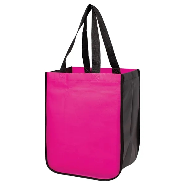 Matte Laminated Designer Tote Bags Curved Corners - Screen - Matte Laminated Designer Tote Bags Curved Corners - Screen - Image 10 of 11