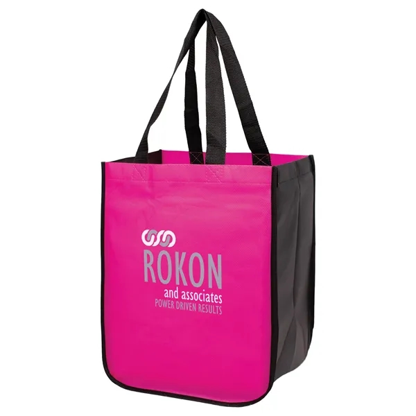 Matte Laminated Designer Tote Bags Curved Corners - Screen - Matte Laminated Designer Tote Bags Curved Corners - Screen - Image 11 of 11