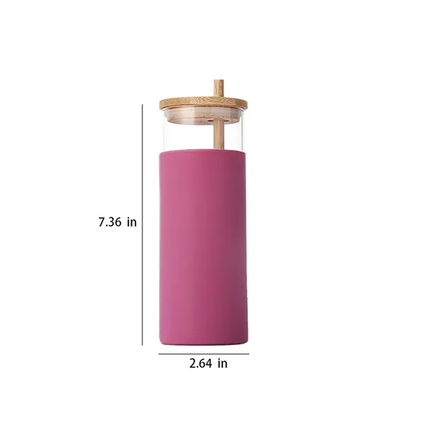 Glass Water Bottle Silicone Protective - Glass Water Bottle Silicone Protective - Image 4 of 4