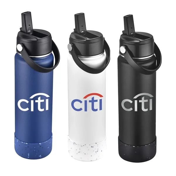 27 oz. Vacuum Water Bottle with Silicone Bottom - 27 oz. Vacuum Water Bottle with Silicone Bottom - Image 0 of 1
