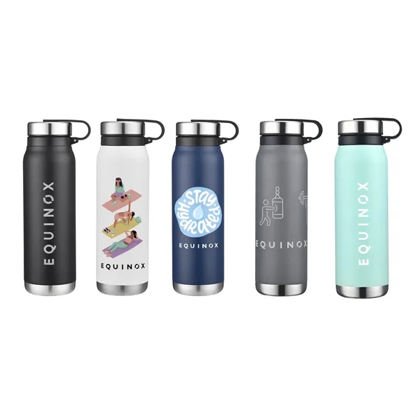 20 oz. Vacuum Water Bottle with Stainless Lid - 20 oz. Vacuum Water Bottle with Stainless Lid - Image 0 of 5