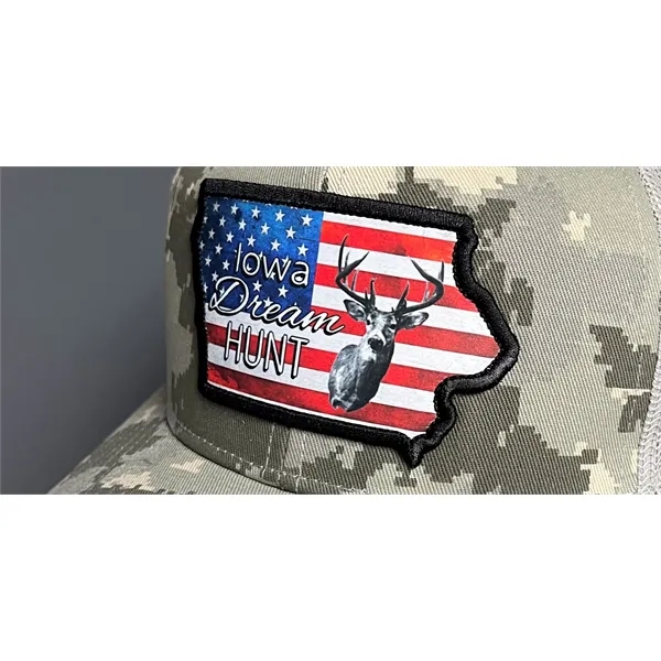Richardson 111 Trucker Hat Cap w/ USA Made Patch - Richardson 111 Trucker Hat Cap w/ USA Made Patch - Image 9 of 36
