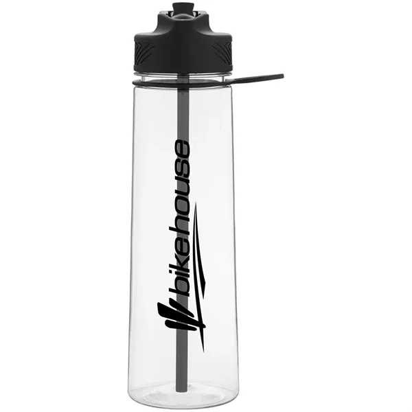 27 oz h2go Slope Single Wall Plastic Water Bottle w/Straw - 27 oz h2go Slope Single Wall Plastic Water Bottle w/Straw - Image 5 of 5