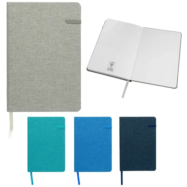 Recycled Heathered Notebook - Recycled Heathered Notebook - Image 7 of 12