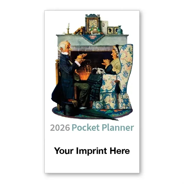 2026 Norman Rockwell Pocket Planner Calendar - 2026 Norman Rockwell Pocket Planner Calendar - Image 1 of 2