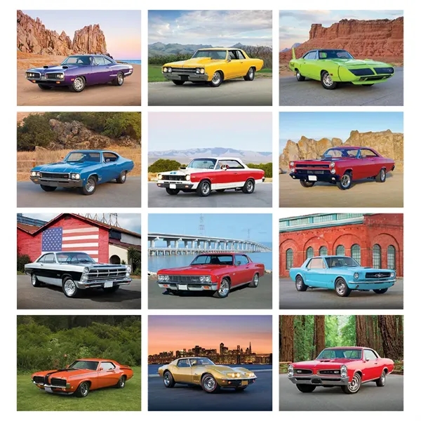 2026 Muscle Car Spiral Bound Calendar - 2026 Muscle Car Spiral Bound Calendar - Image 3 of 3