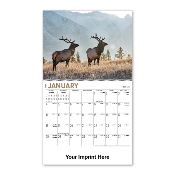 2026 North American Wildlife Spiral Bound Calendar - 2026 North American Wildlife Spiral Bound Calendar - Image 2 of 3