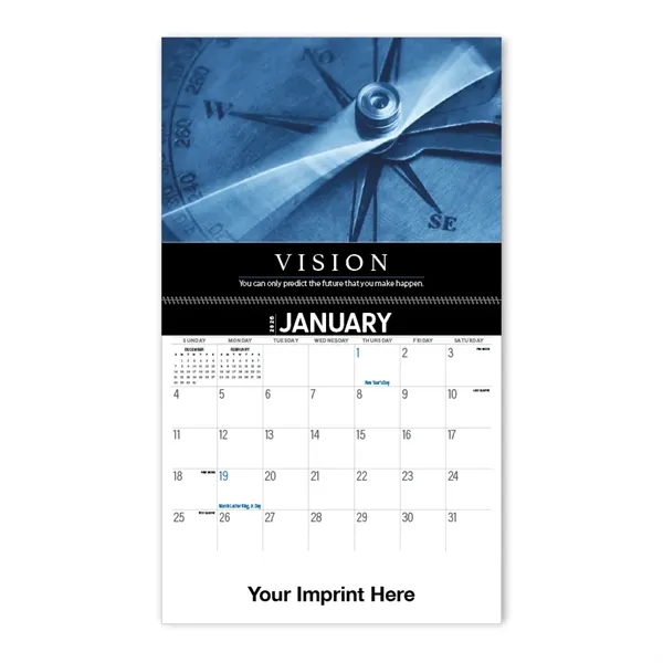 2026 USA Scenic Spiral Bound Calendar - 2026 USA Scenic Spiral Bound Calendar - Image 2 of 3