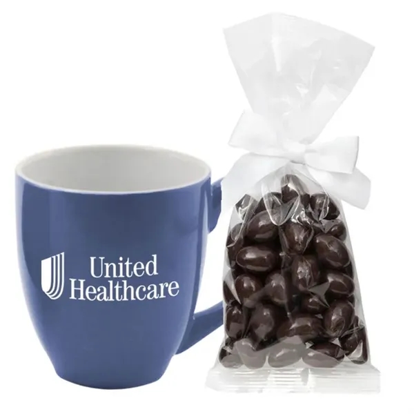 14 oz. Ceramic Mug with Mug Drop of Dark Chocolate Almonds - 14 oz. Ceramic Mug with Mug Drop of Dark Chocolate Almonds - Image 0 of 0
