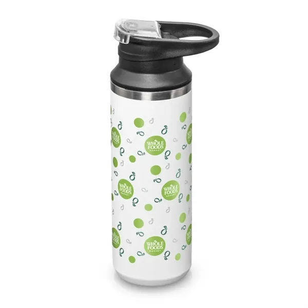 Della SS Water Bottle w/Handle & Flip Top - Della SS Water Bottle w/Handle & Flip Top - Image 3 of 6