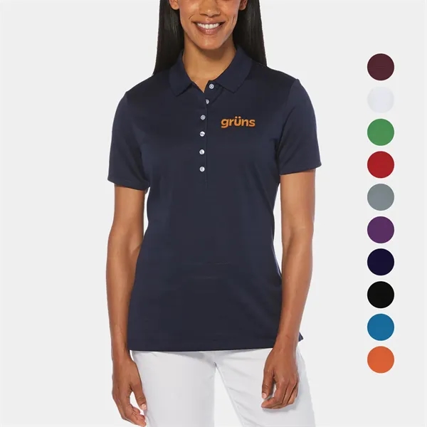 Callaway® Vent Moisture Wicking Women's Polo Shirt - Callaway® Vent Moisture Wicking Women's Polo Shirt - Image 0 of 11