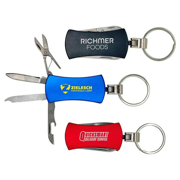 Best Buddy Tools® 5-in-1 Multi-Tool Pocket Key Ring - Best Buddy Tools® 5-in-1 Multi-Tool Pocket Key Ring - Image 0 of 3