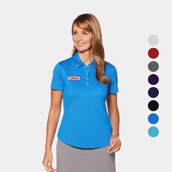 Callaway® Birdseye UPF 50+ Women's Cooling Polo Shirt - Callaway® Birdseye UPF 50+ Women's Cooling Polo Shirt - Image 0 of 9