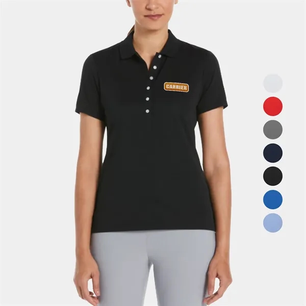Callaway® Vent Moisture Wicking Women's Ottoman Polo Shirt - Callaway® Vent Moisture Wicking Women's Ottoman Polo Shirt - Image 0 of 8