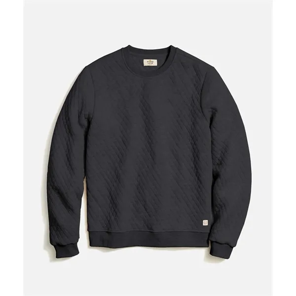 Marine Layer - Men's Corbet Quilted Crewneck - Marine Layer - Men's Corbet Quilted Crewneck - Image 4 of 4