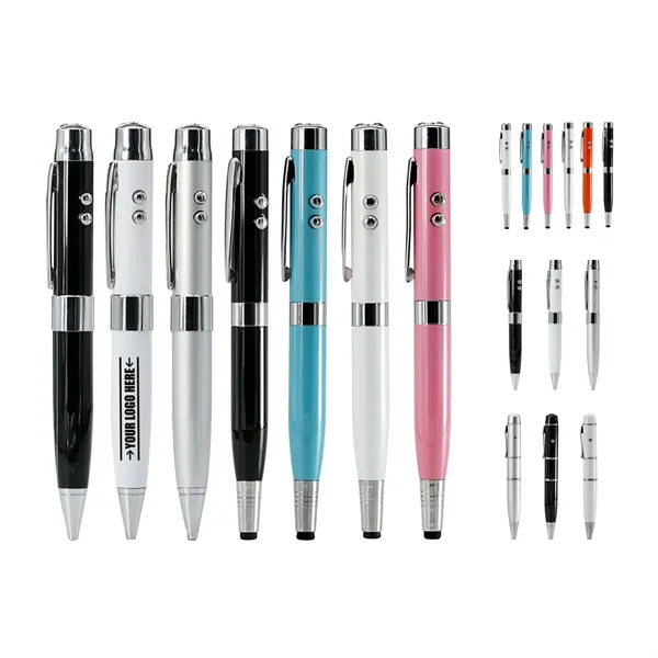 Multi-Function USB Drive with Laser Light & Pen Feature - Multi-Function USB Drive with Laser Light & Pen Feature - Image 0 of 1