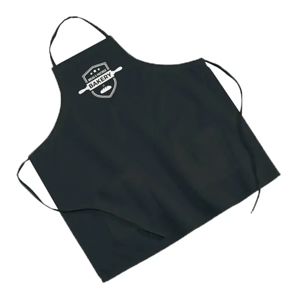 Colored Poly/Cotton Twill BBQ Apron - Colored Poly/Cotton Twill BBQ Apron - Image 3 of 6