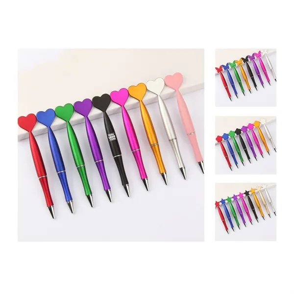 Heart-Shaped Ballpoint Pen-Cute Kids' Gift & School Supply - Heart-Shaped Ballpoint Pen-Cute Kids' Gift & School Supply - Image 0 of 1