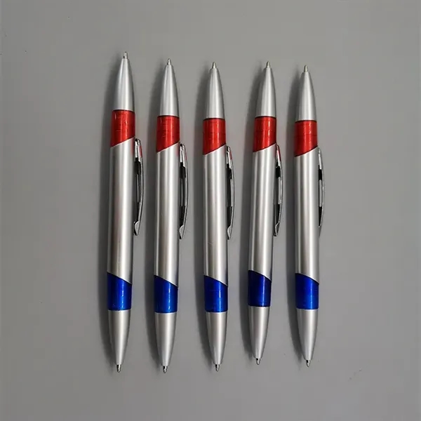Custom Logo Double Sided Ballpoint Pen - Custom Logo Double Sided Ballpoint Pen - Image 0 of 2