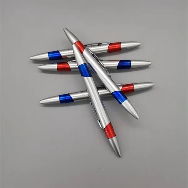 Custom Logo Double Sided Ballpoint Pen - Custom Logo Double Sided Ballpoint Pen - Image 1 of 2