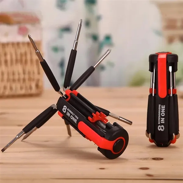 Multi Screwdriver Hand Tool With Worklight And Flashlight - Multi Screwdriver Hand Tool With Worklight And Flashlight - Image 1 of 6