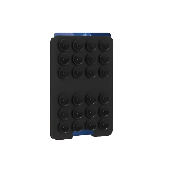 Silicone Suction Card Holder Phone Mount Wallet - Silicone Suction Card Holder Phone Mount Wallet - Image 0 of 6