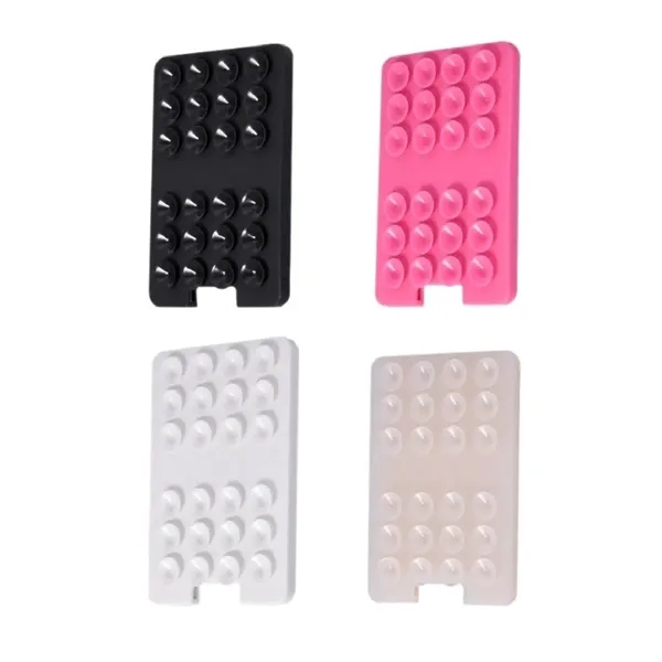 Silicone Suction Card Holder Phone Mount Wallet - Silicone Suction Card Holder Phone Mount Wallet - Image 2 of 6