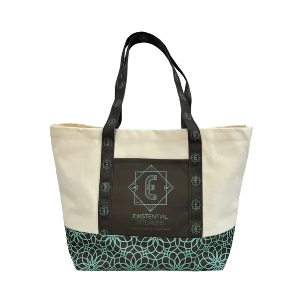 Custom Large rPET Canvas Tote - Custom Large rPET Canvas Tote - Image 1 of 1