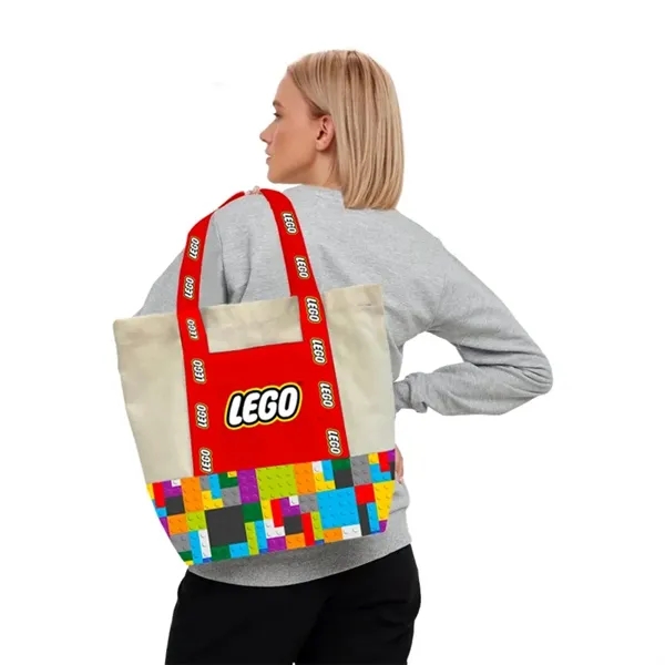 Custom rPET and Canvas Tote - Custom rPET and Canvas Tote - Image 1 of 1