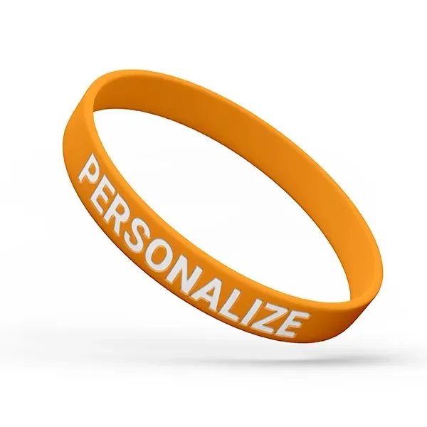 Colorfilled Silicone Wristband Bracelet-EB - Colorfilled Silicone Wristband Bracelet-EB - Image 0 of 11
