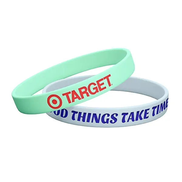 Colorfilled Silicone Wristband Bracelet - Colorfilled Silicone Wristband Bracelet - Image 0 of 11